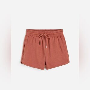 H&M brick red sweatshorts